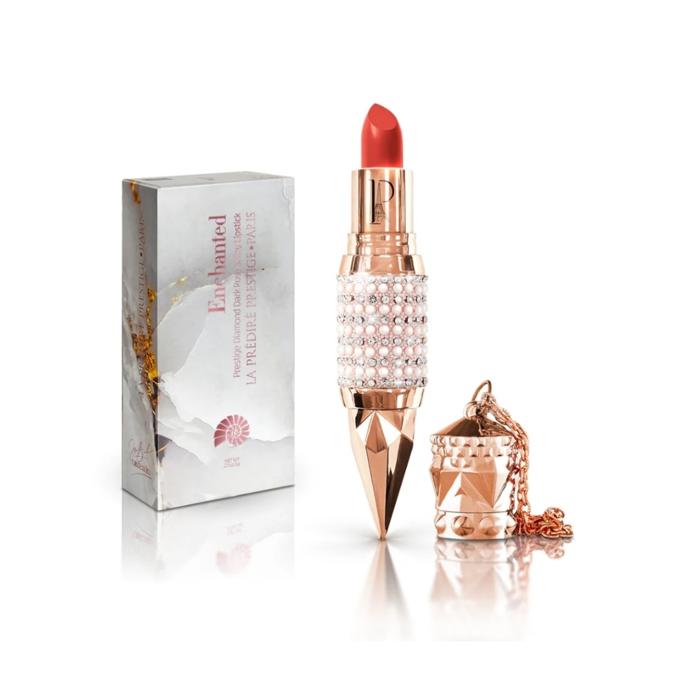 Predire Diamond Enchanted Dark Rose Shiny Lipstick. See Swatch Photo. Sealed Box